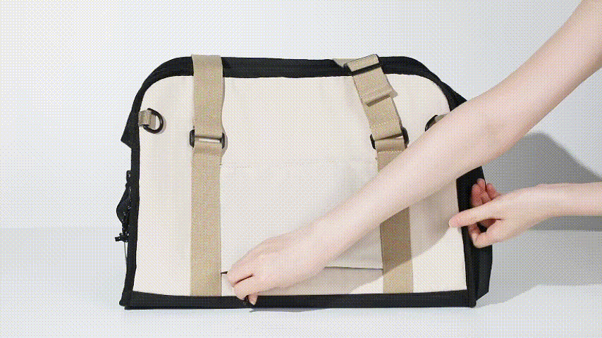 Semi-open Papoose pet Bag
