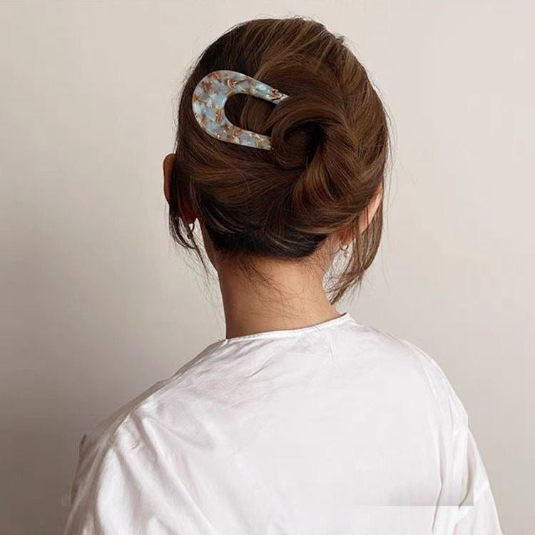New Chinese u-shaped hairpin new coiffure artifact fixed hairpin