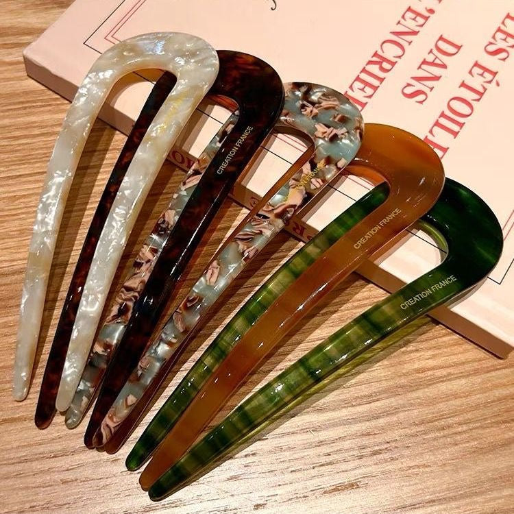 New Chinese u-shaped hairpin new coiffure artifact fixed hairpin