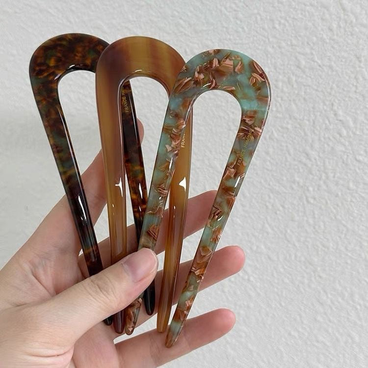 New Chinese u-shaped hairpin new coiffure artifact fixed hairpin