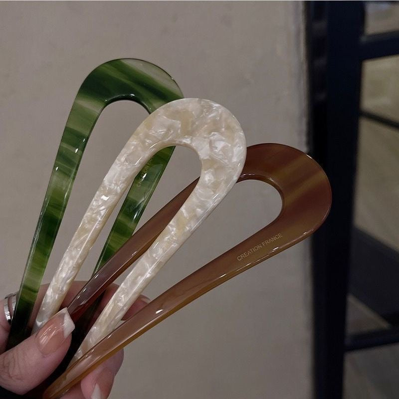 New Chinese u-shaped hairpin new coiffure artifact fixed hairpin