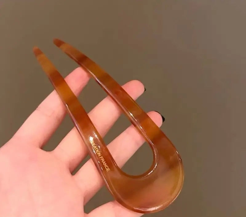 New Chinese u-shaped hairpin new coiffure artifact fixed hairpin