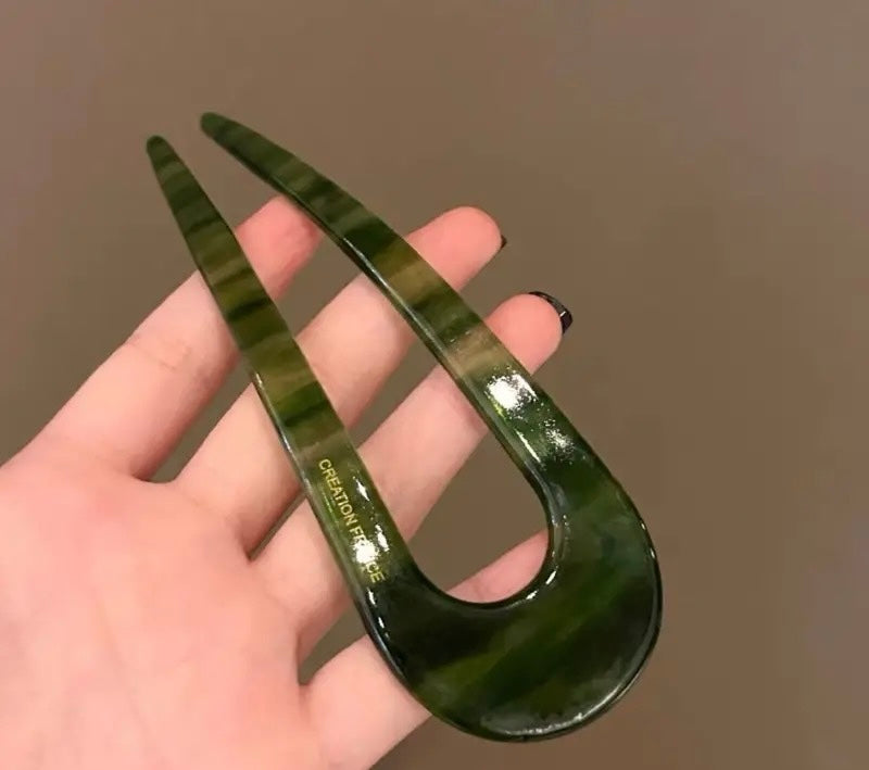 New Chinese u-shaped hairpin new coiffure artifact fixed hairpin