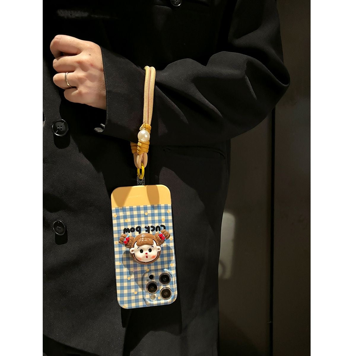 Crossbody Cell Phone Case Earphone with Strap Case