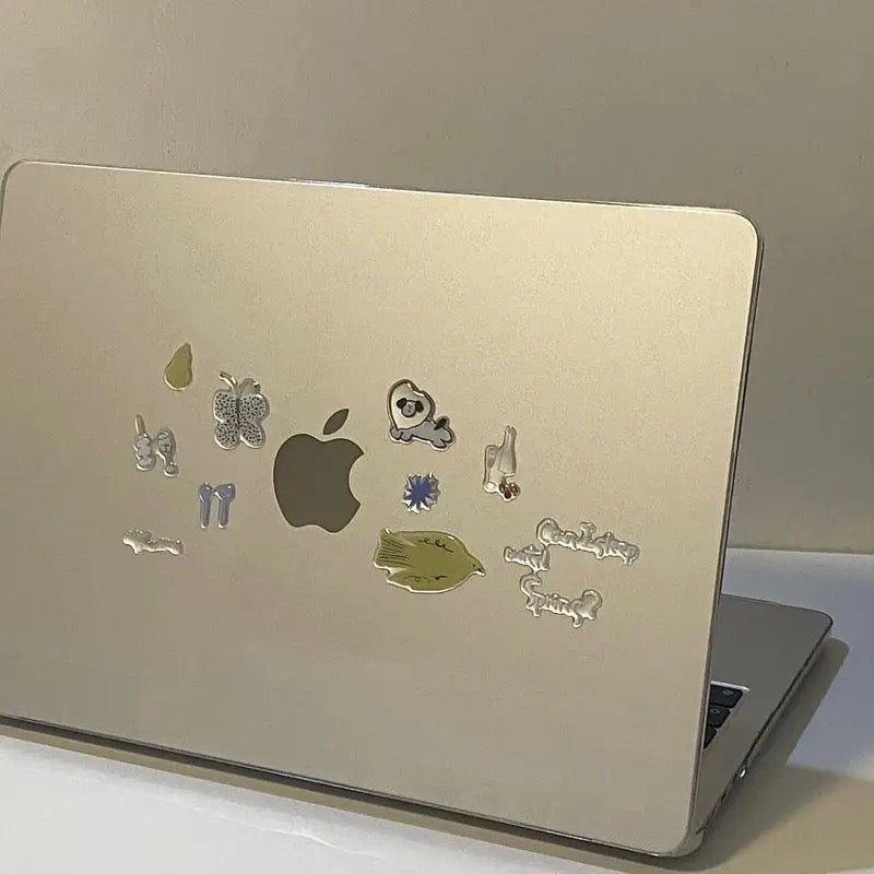 Simple three-dimensional jelly handbook decoration computer stickers cell phone stickers