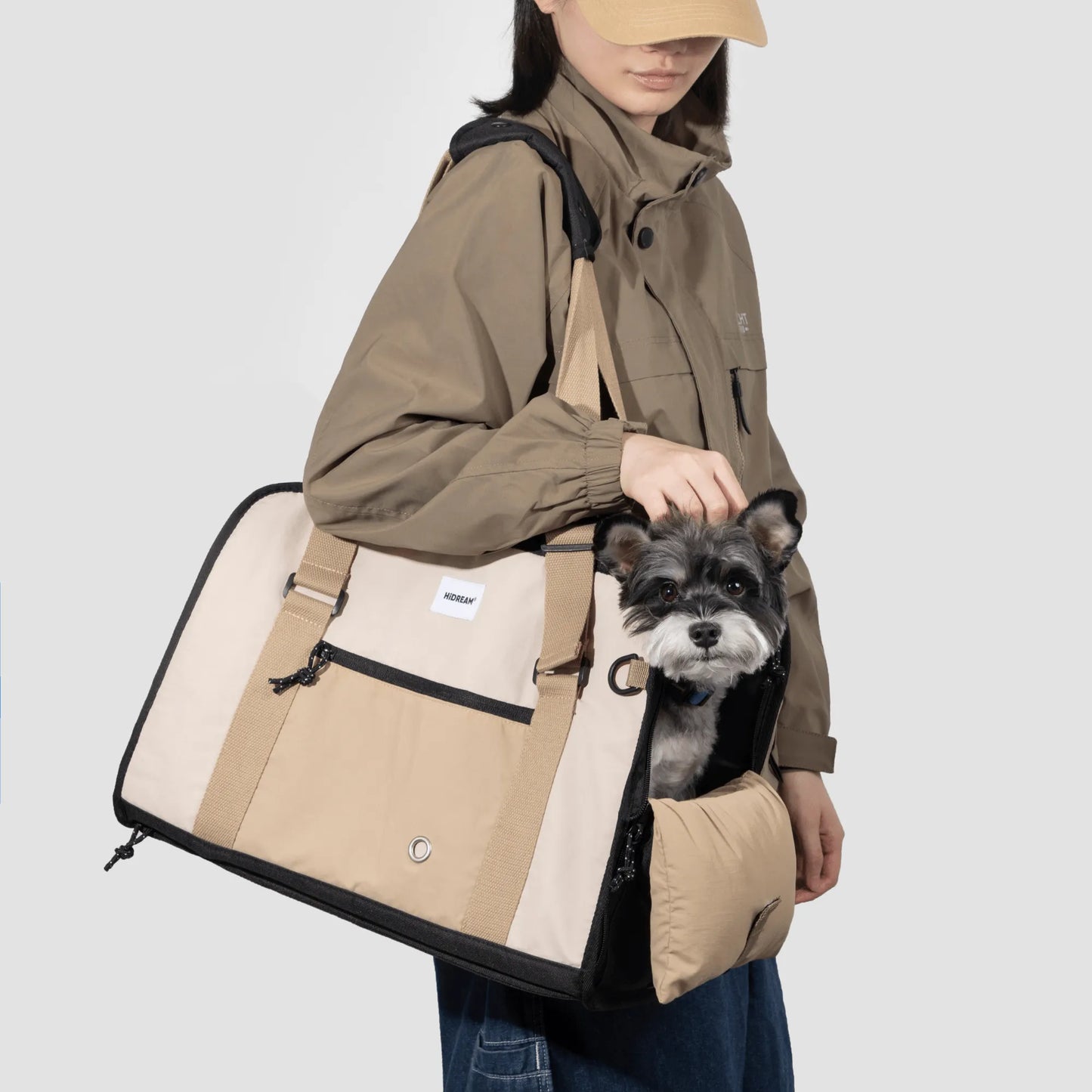 Semi-open Papoose pet Bag