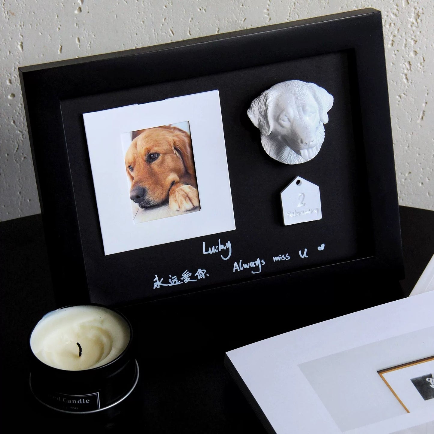 Pet memorial photo frame love pets customized gifts cats dogs photo diy birthday departed table souvenirs
