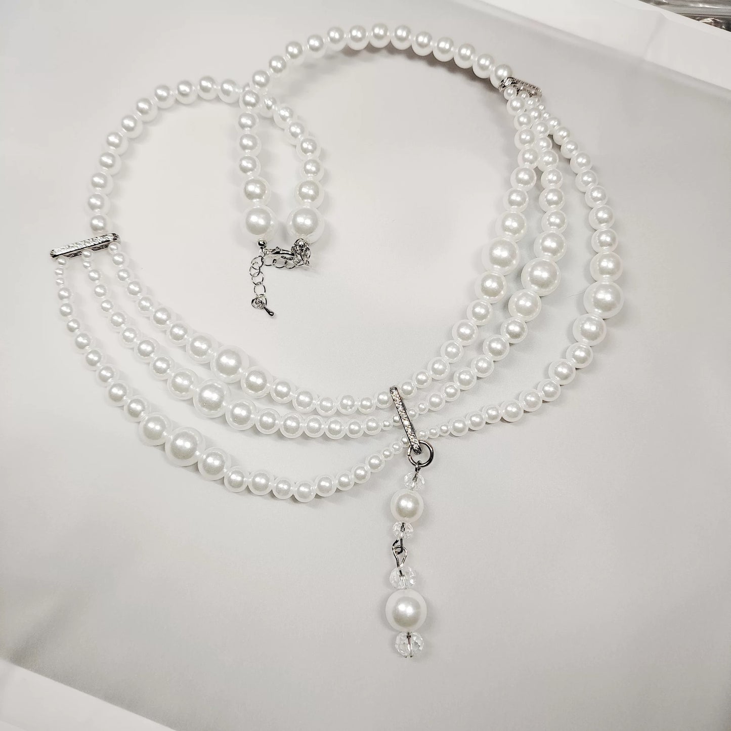 Elegant Pet Pearl Necklace