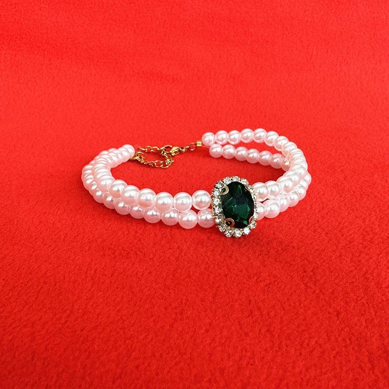 Vintage Pet Pearl Necklace Pet Jewelry