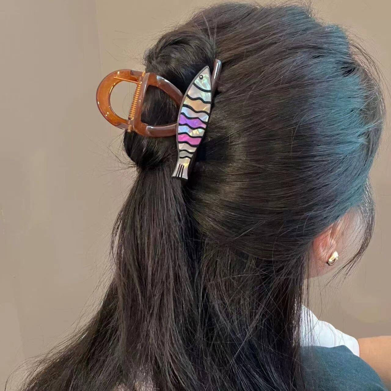 cat hair clips with high-class sense of medium-sized