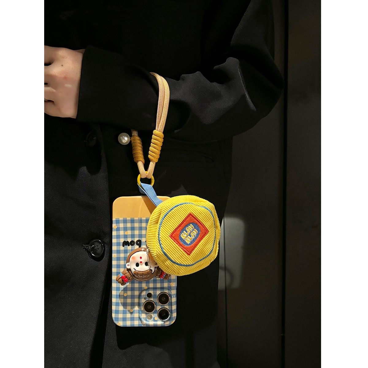 Crossbody Cell Phone Case Earphone with Strap Case