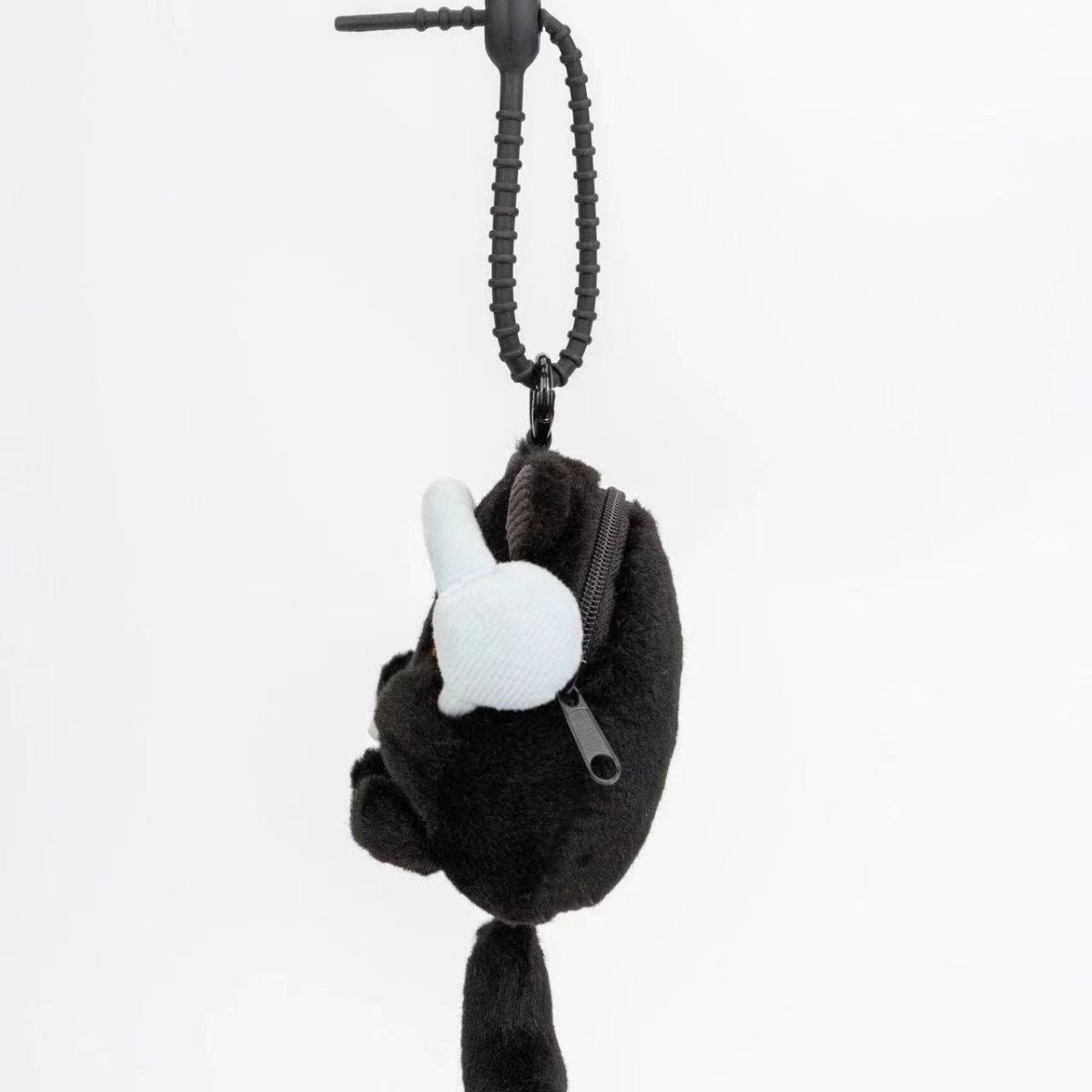 Plush cute cartoon storage bag earphone protective sleeve coin purse pendant universal