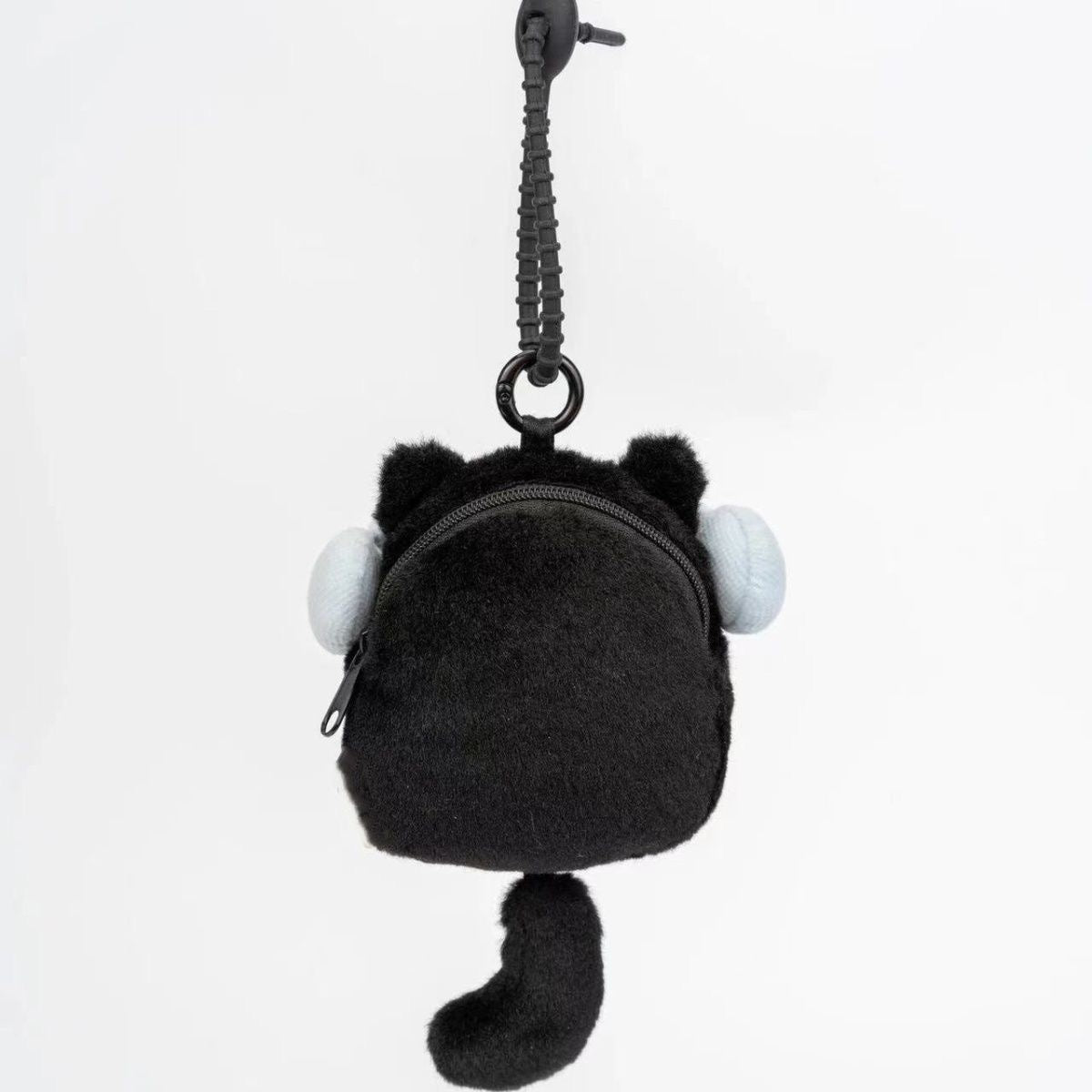 Plush cute cartoon storage bag earphone protective sleeve coin purse pendant universal