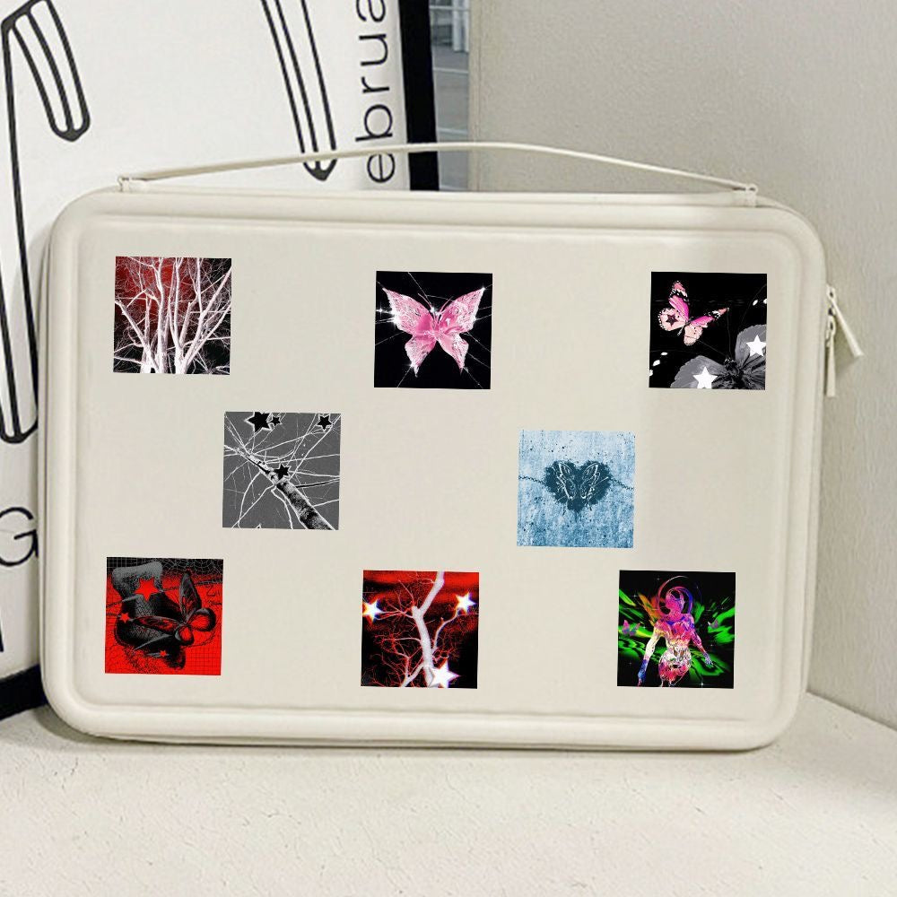Niche gothic style art stickers diy cell phone case stickers