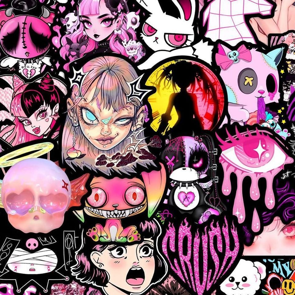 Gothic Graffiti Stickers Personalized Stickers