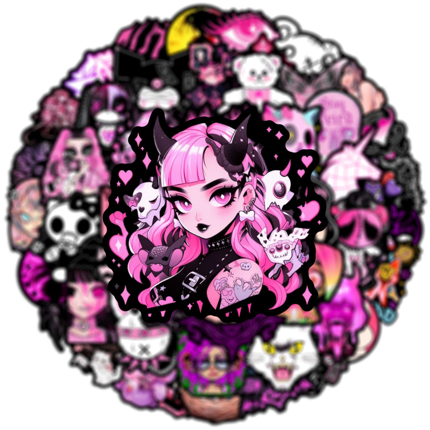 Gothic Graffiti Stickers Personalized Stickers