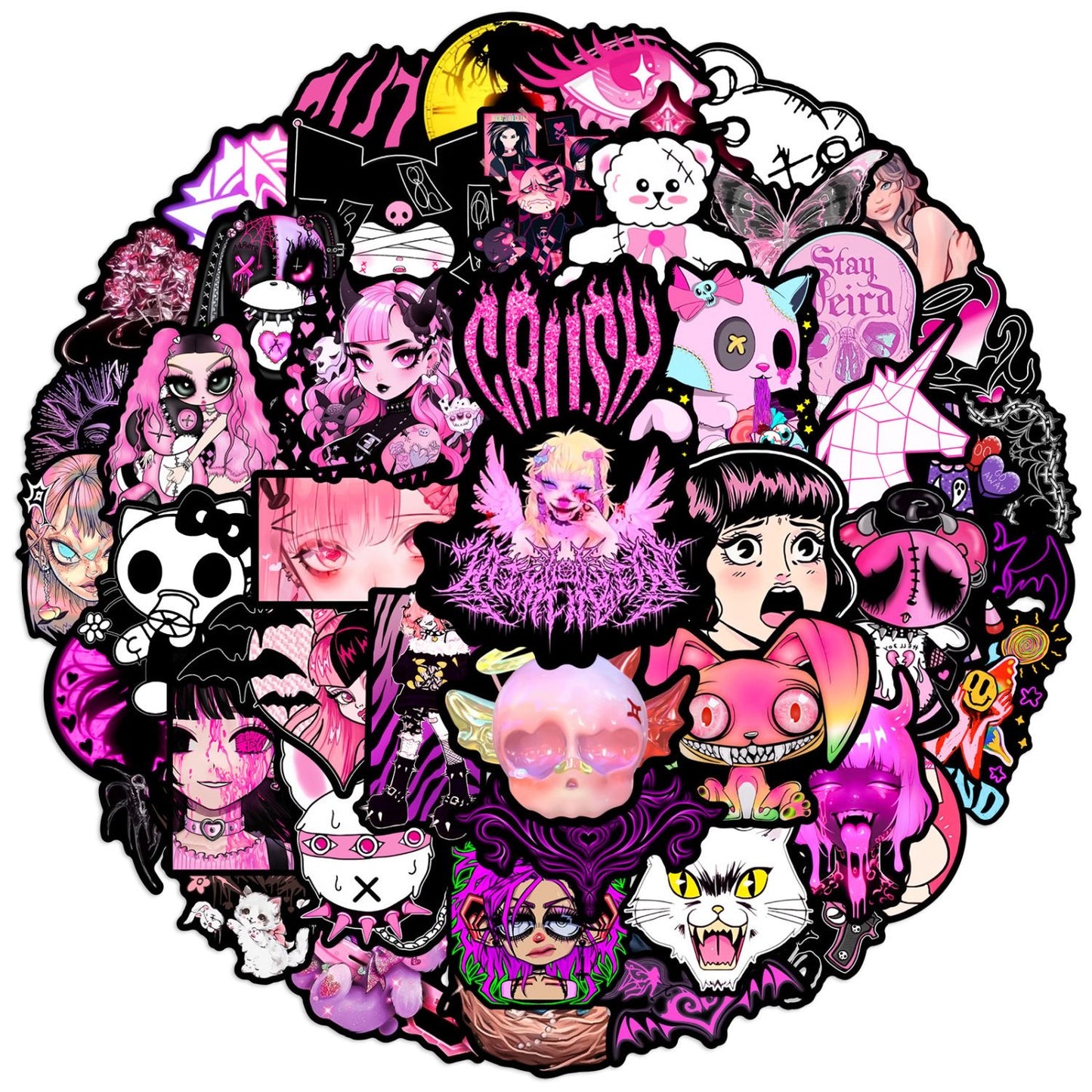 Gothic Graffiti Stickers Personalized Stickers