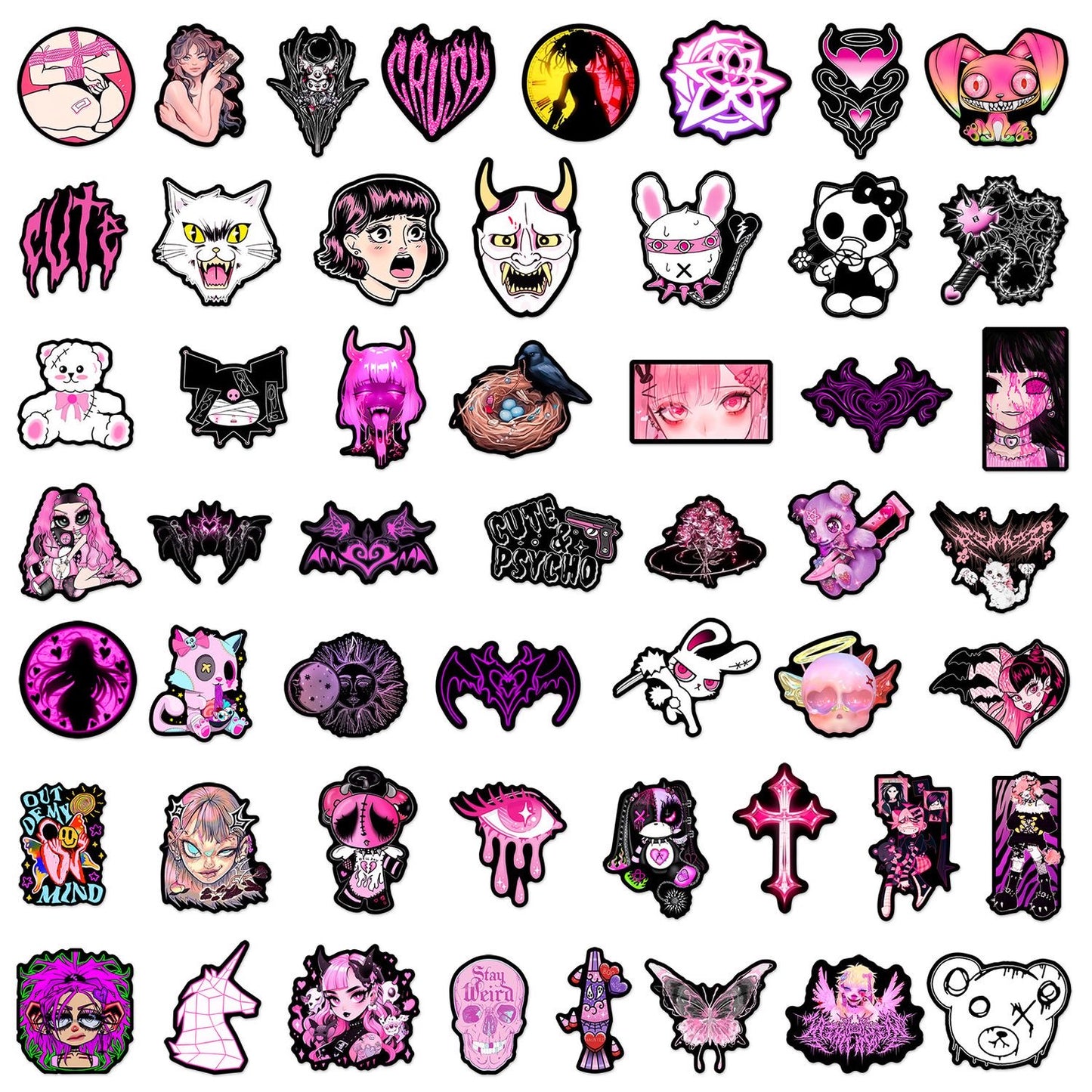 Gothic Graffiti Stickers Personalized Stickers