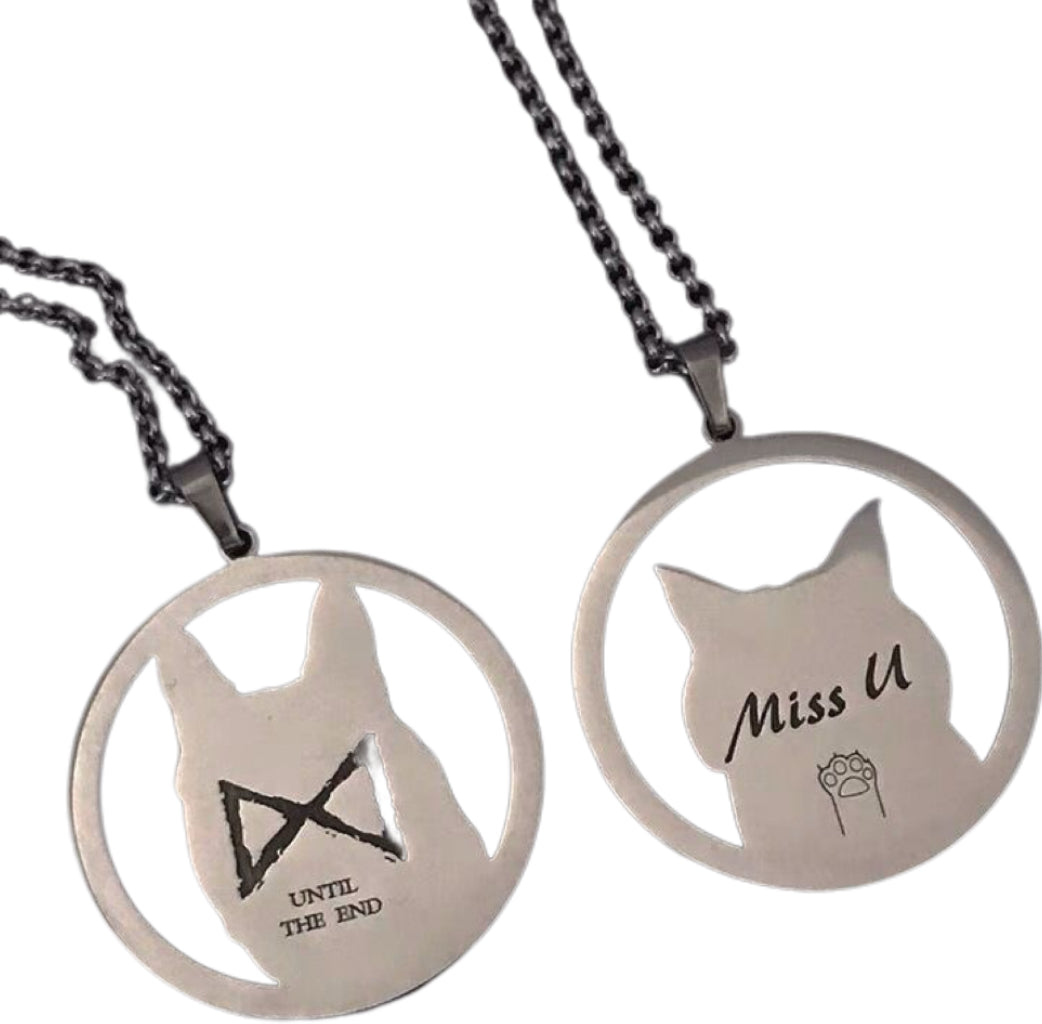 Custom Pet Cutout Necklace