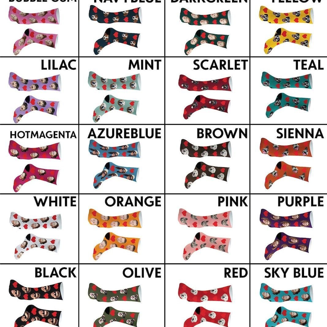 Custom Funny Face Socks