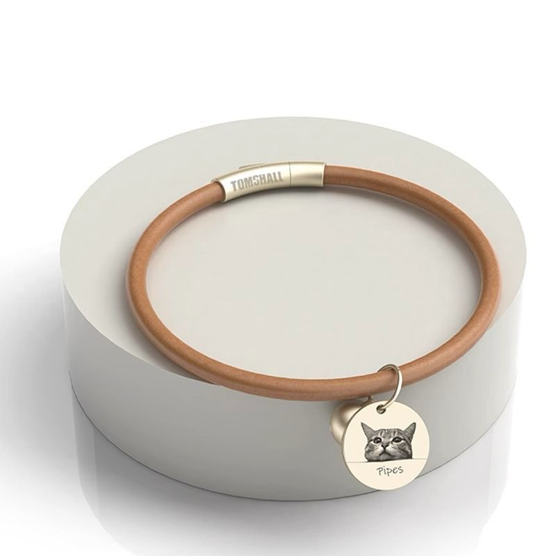 Handmade Full-Grain Leather Rope Pet Collar