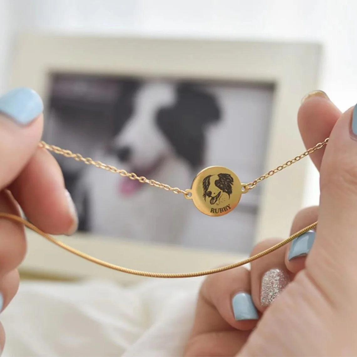 Gold Plated Pet Bracelet Customization