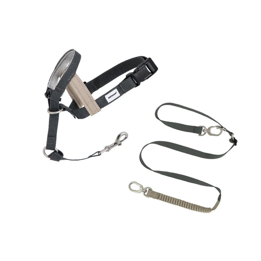 Valley Dog Head Collar Bundle black